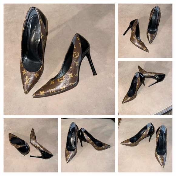 LOUIS VUITTON MONOGRAM CHERIE PUMPS/HEELS - Picture 2 of 11